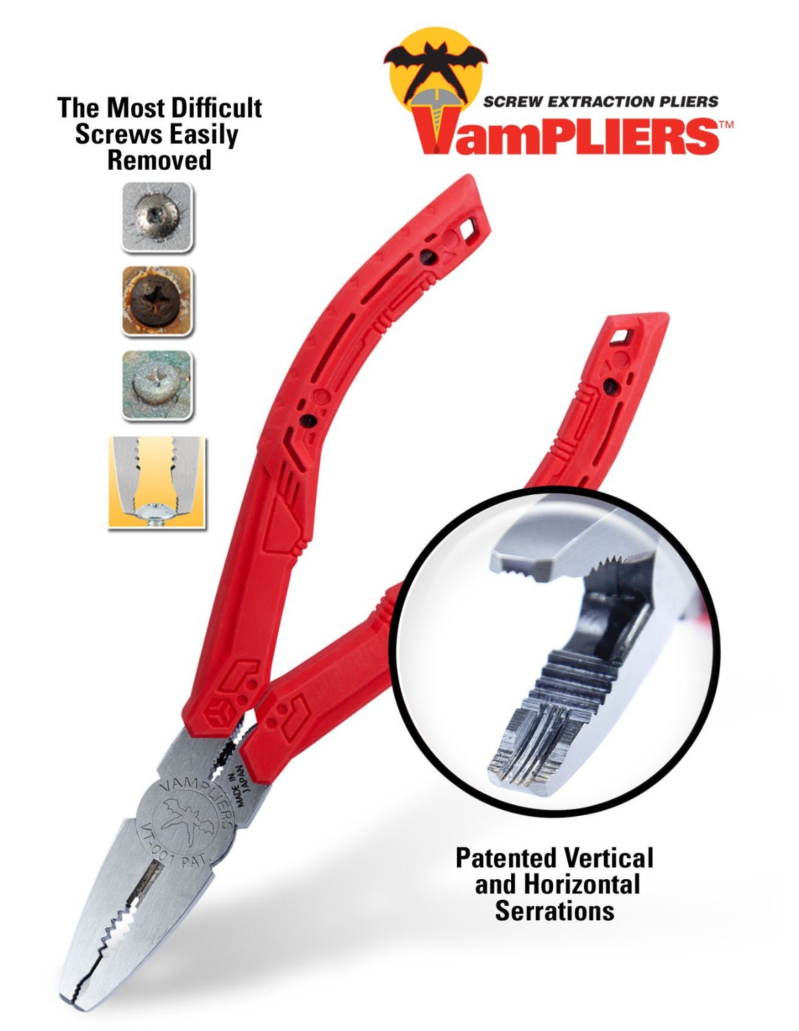 VamPLIERS - Screw Extraction Pliers (Master Link Pliers)