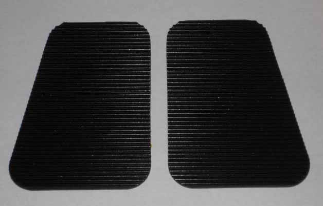 Ribbed Adhesive Backed Heel Pads (1-pair)