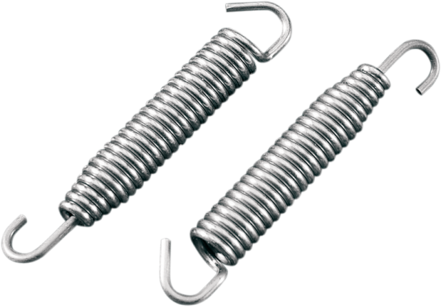 RFX FXES 10057 00SV Standard Exhaust Springs Universal Pair Silver 57 mm 