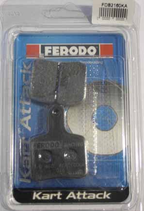 Ferodo Kart Attack Tony Kart Pads (SA2/BS3-7) - Front or Rear