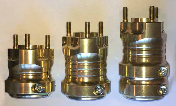 FTP Gold Magnesium Rear Hub - 50mm - Standard