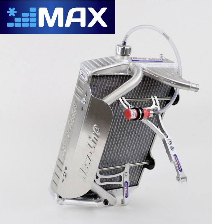 New-Line Radiator w/ Mount & Cap - DOUBLE-MAX, Dual-Pass (17x11.4")