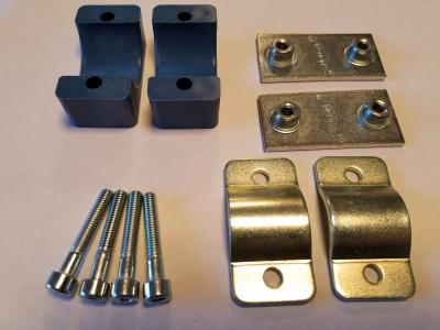 Rotax / Vortex Battery Frame Clamp Set (2 sets of clamps)