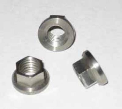 Wheel Nuts Flanged 8mm (10mm Hex) - Titanium (NON-Locking)