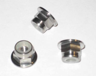Titanium Flanged Nylock: 6x1.0mm (Sold Individually)