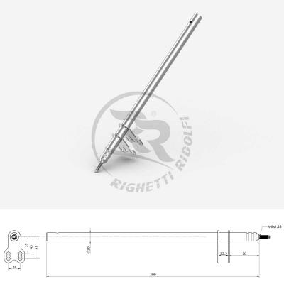 ART / Birel 1-piece Standard Steering Shaft - Righetti