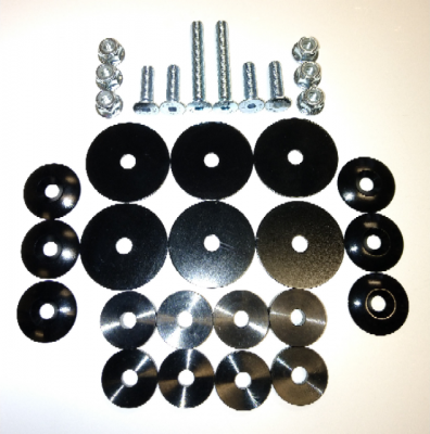 FTP Deluxe Seat Mounting Kit (w/ 6x SELF CENTERING WASHERS)