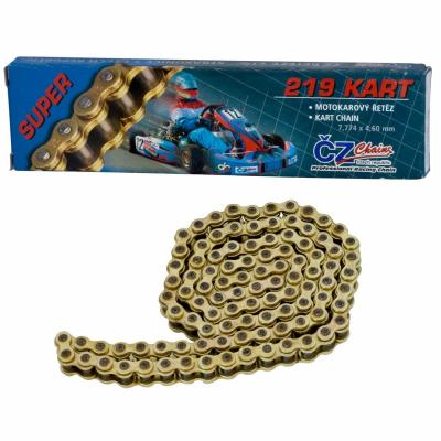 type 219 OR/OR 98 maillons KMC Chaîne de kart Silent Chain 