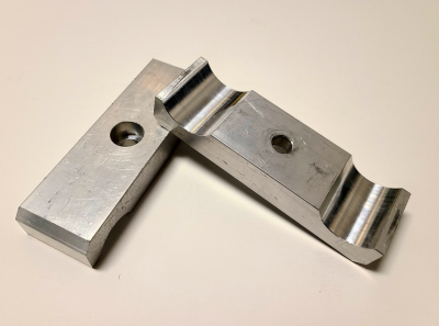 FTP Aluminum Motor Mount Clamp - Wrap Around - 32x92mm (2-clamps w/ bolts)