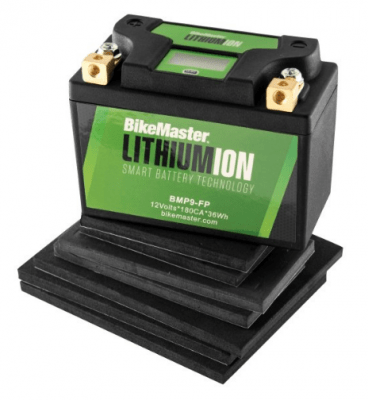BikeMaster Lithium Lightweight TAG Battery - 1.5lbs!