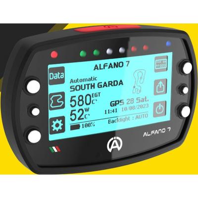 Alfano 7 Lap Timer Gauge w/ GPS (1-Temp)