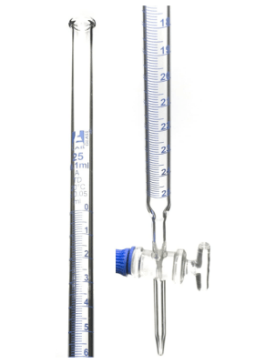 Glass Burette to measure CCV (Combustion Chamber Volume) Class-A  