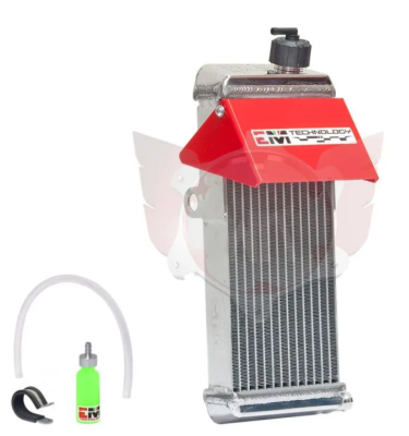 EM Technology Rotax Radiator with Adjustable Air Flap & Cap (Mount bracket not included)